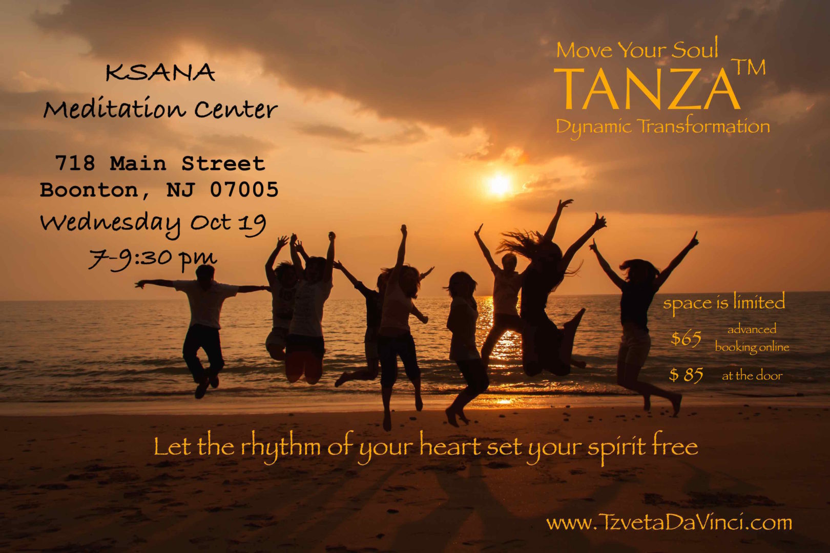Move Your Soul with TANZA - Dynamic Transformation - Tzveta Davinci - Fine Art Design & Transformational Coaching