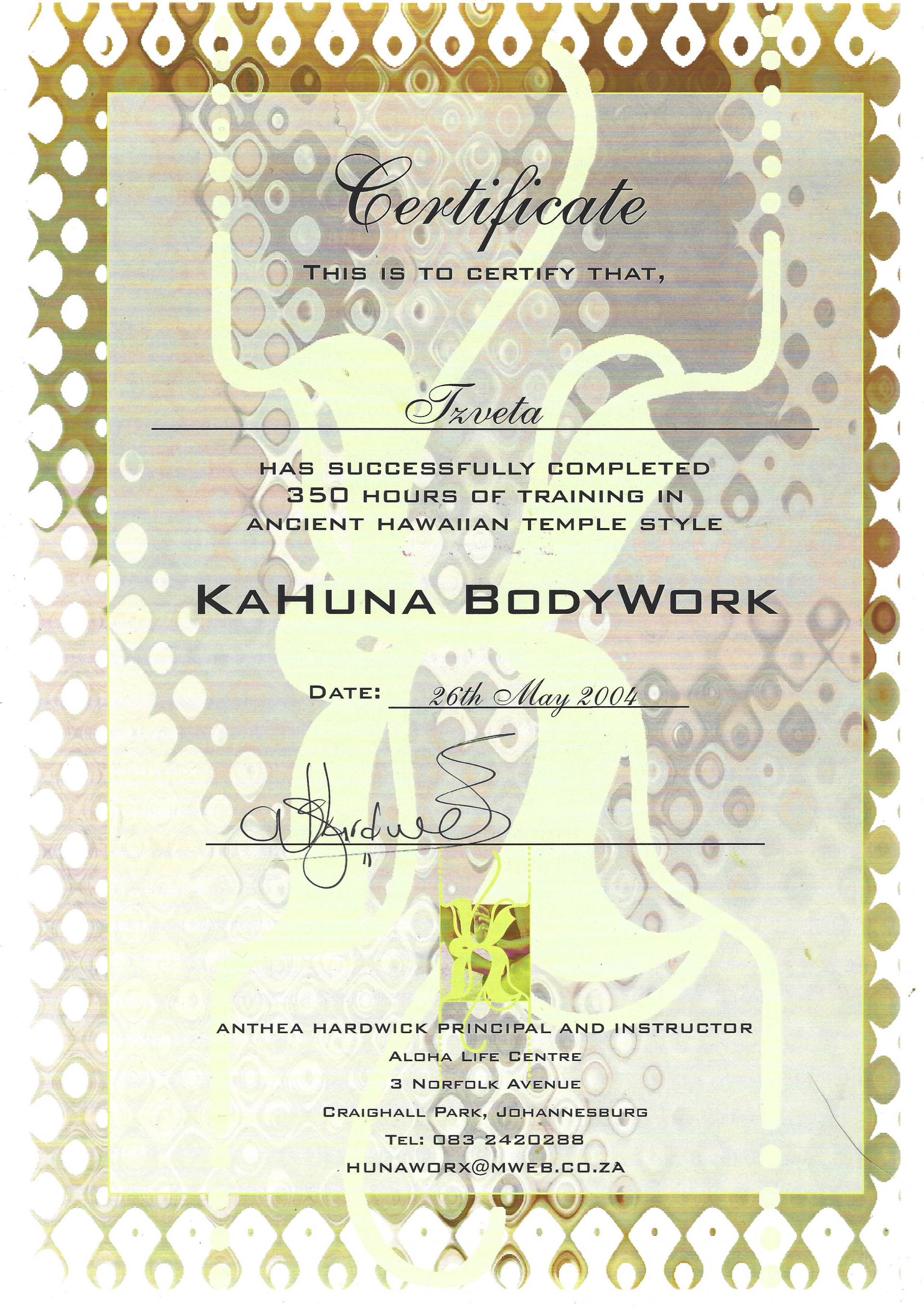 Credentials - Tzveta Davinci - Fine Art Design & Transformational Coaching